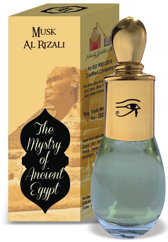 Parag Fragrances Musk Al Rizali Attar/Itra 12Ml العطار (Egyption Mystery Series) Limited Time Launching Offer/Purest Grade 1 Attar For Men/Alcohol Free & Long Lasting Natural Attar Perfume