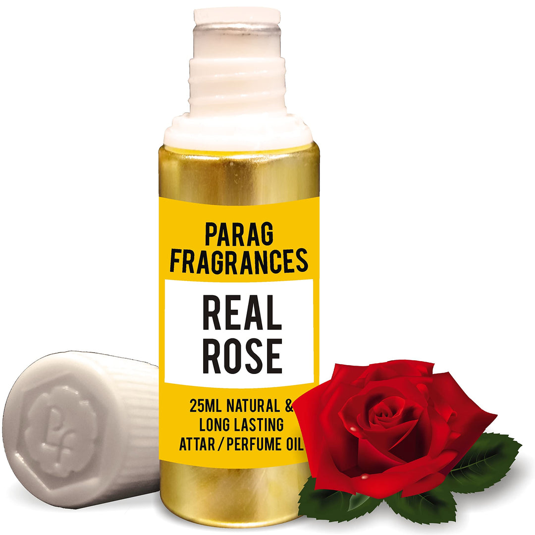 Parag Fragrances Real Rose 25Ml Long Lasting Attar For Clothes & Religious Use