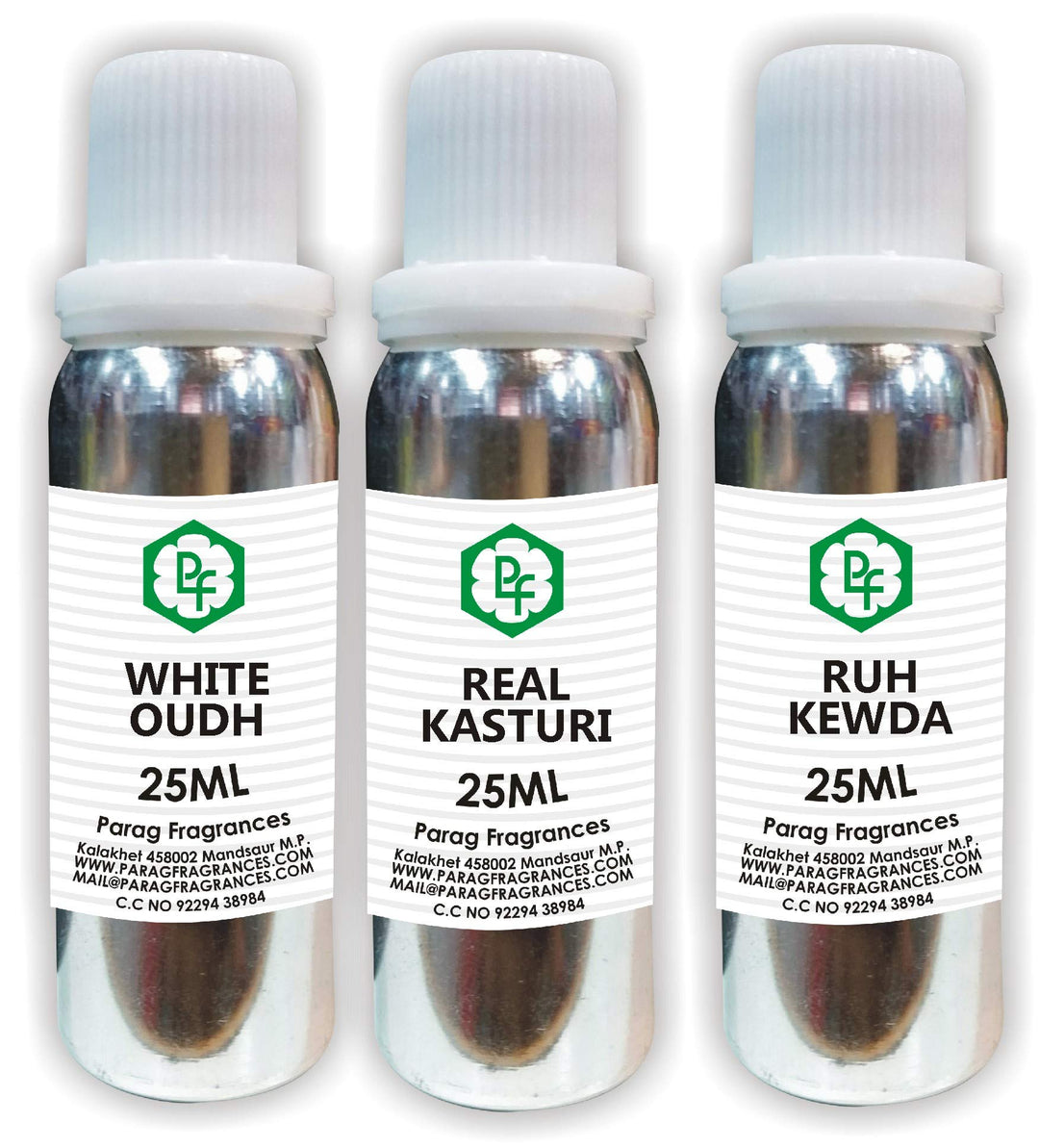 Parag Fragrances Eid Celebration Offer Buy 25Ml Kasturi And White Oudh And Get 25Ml Ruh Kewa Attar - 75Ml