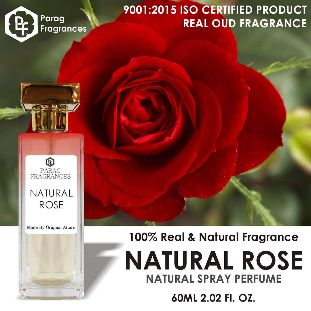 Parag fragrances Attar Perfume For Men & Women (Natural Rose Perfume 60ml)