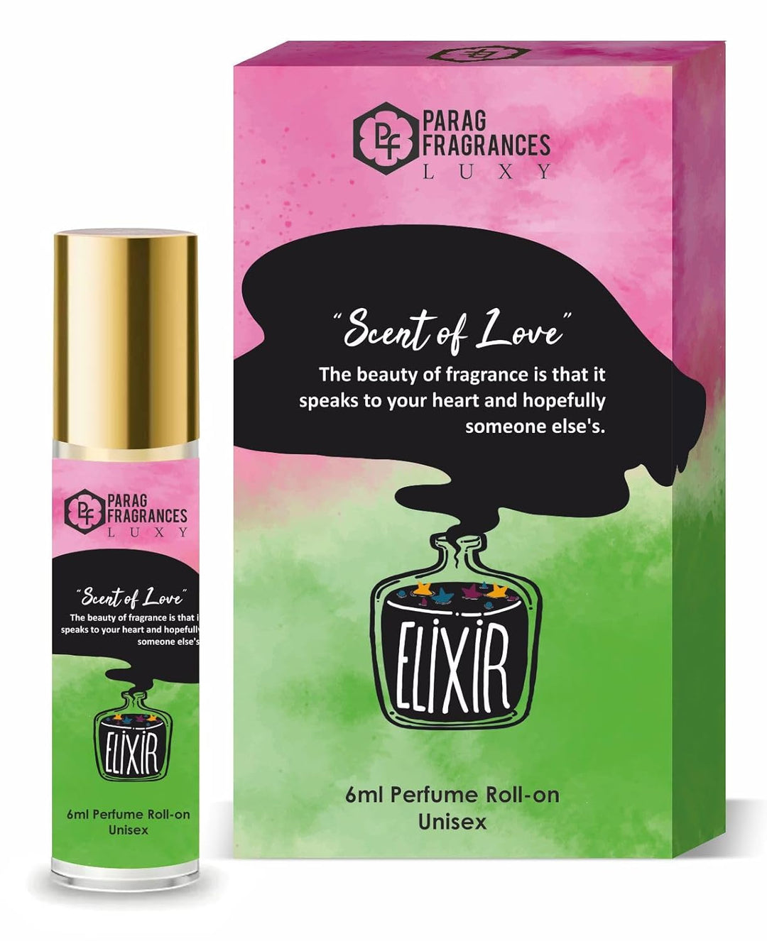 Parag Fragrances Alcohol Free & Long Lasting Attar Perfume Roll-On 6ml (Elixir)
