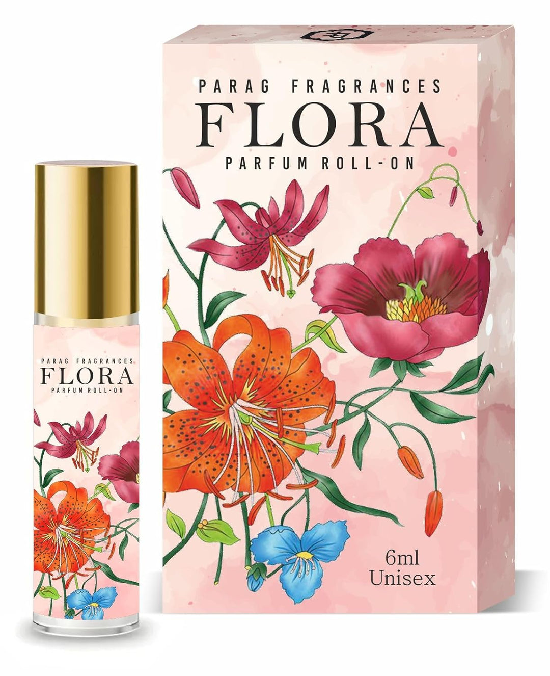 Parag Fragrances Alcohol Free & Long Lasting Attar Perfume Roll-On 6ml (Flora)
