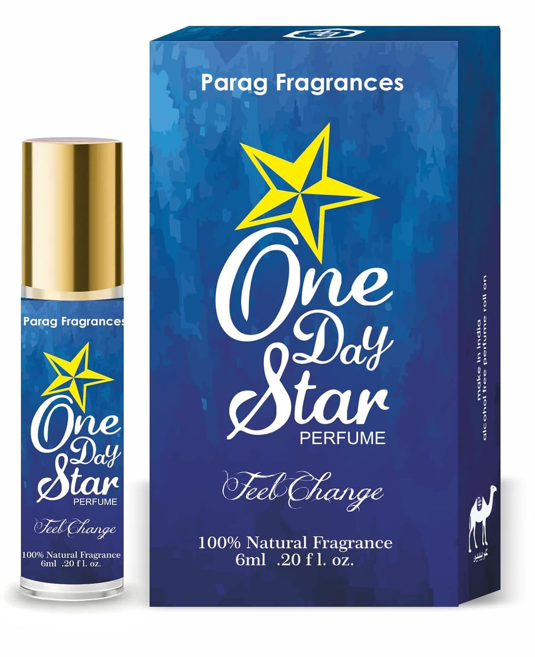 Parag Fragrances Alcohol Free & Long Lasting Attar Perfume Roll-On 6ml (One Day Star)