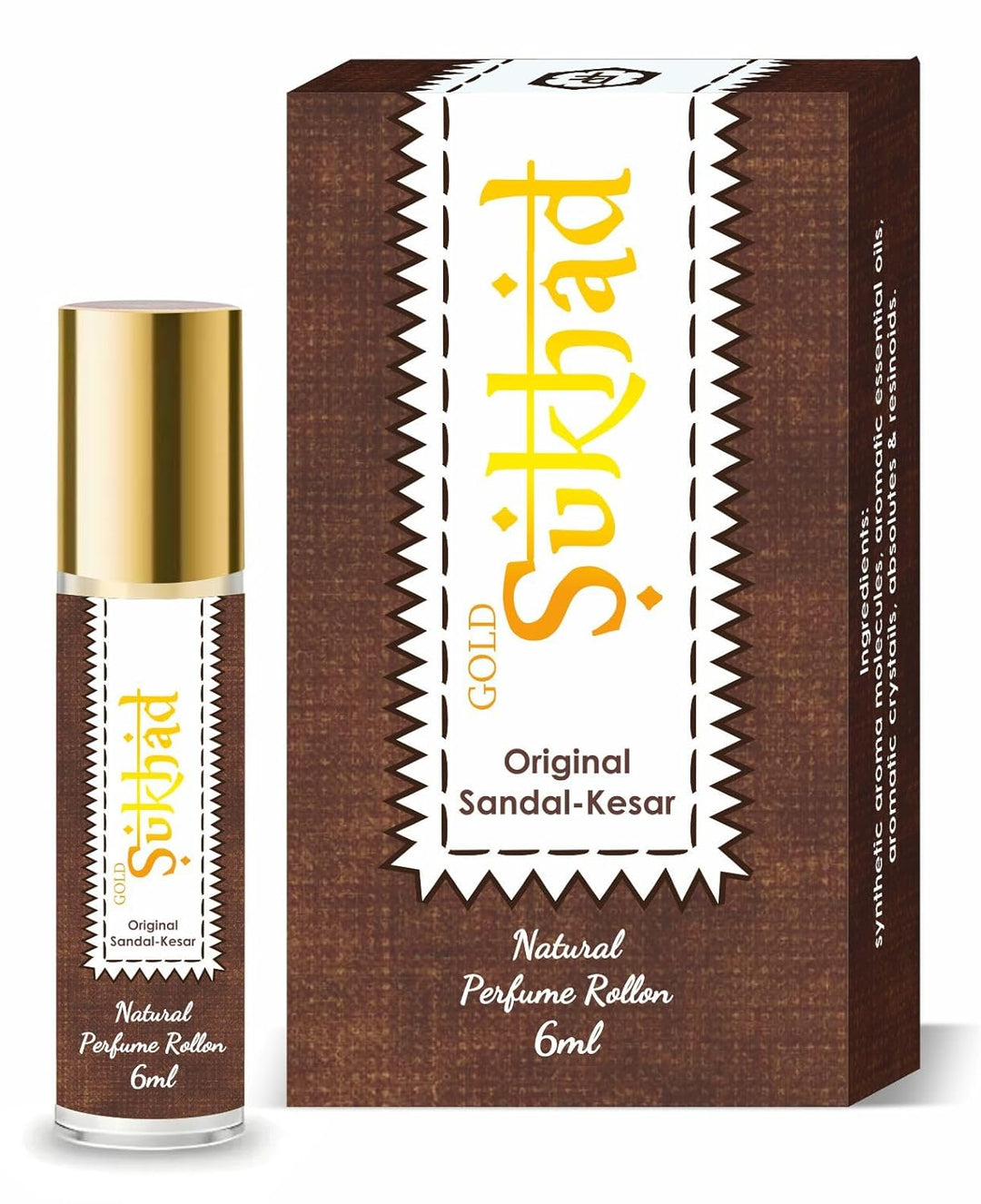 Parag Fragrances Alcohol Free & Long Lasting Attar Perfume Roll-On 6ml (Sukhad)