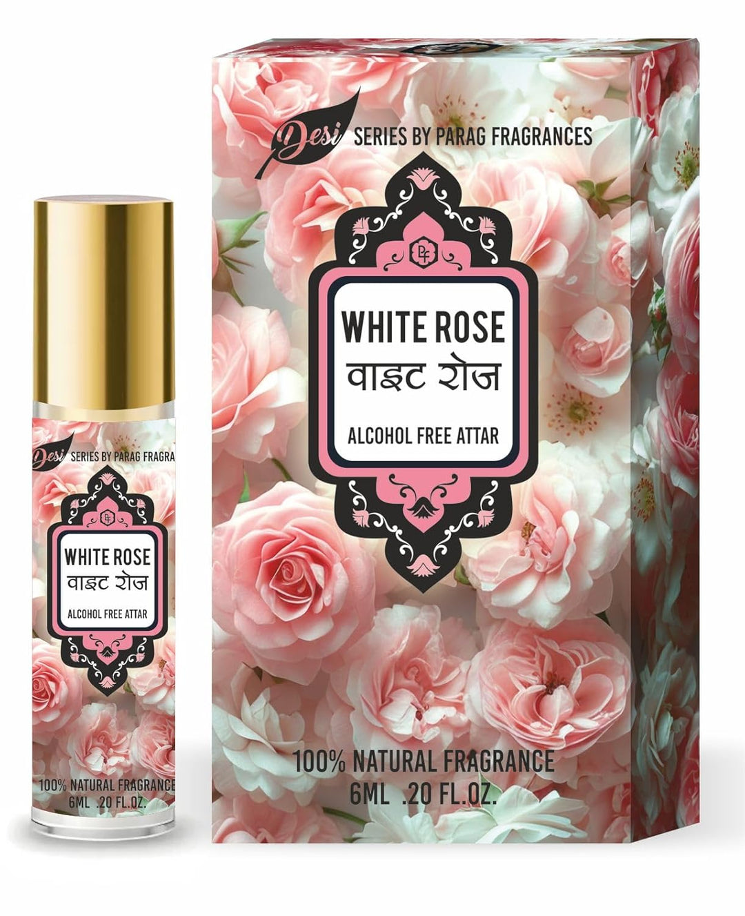 Parag Fragrances Desi Series Attars (6ml, White Rose)