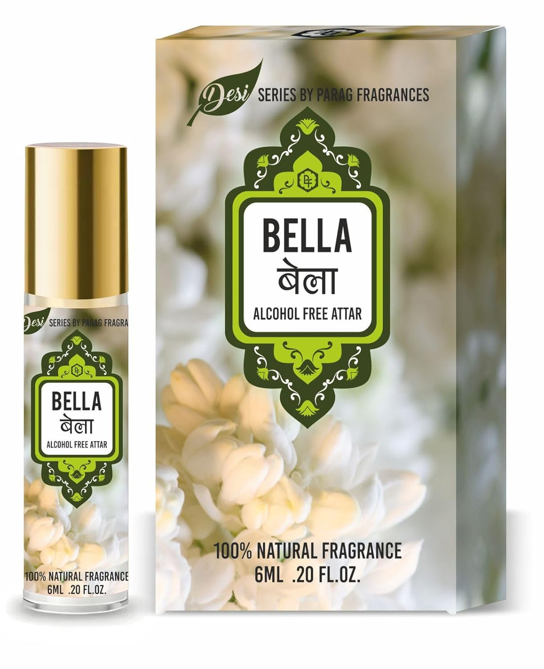 Parag Fragrances Desi Series Attars (6ml, Bella/Mogra)