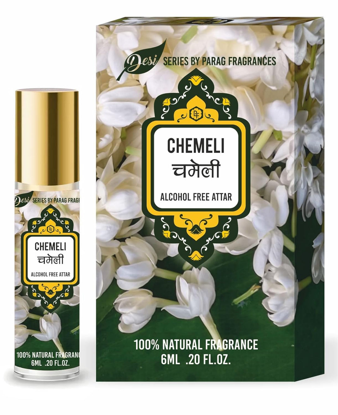 Parag Fragrances Desi Series Attars (6ml, Chemeli)