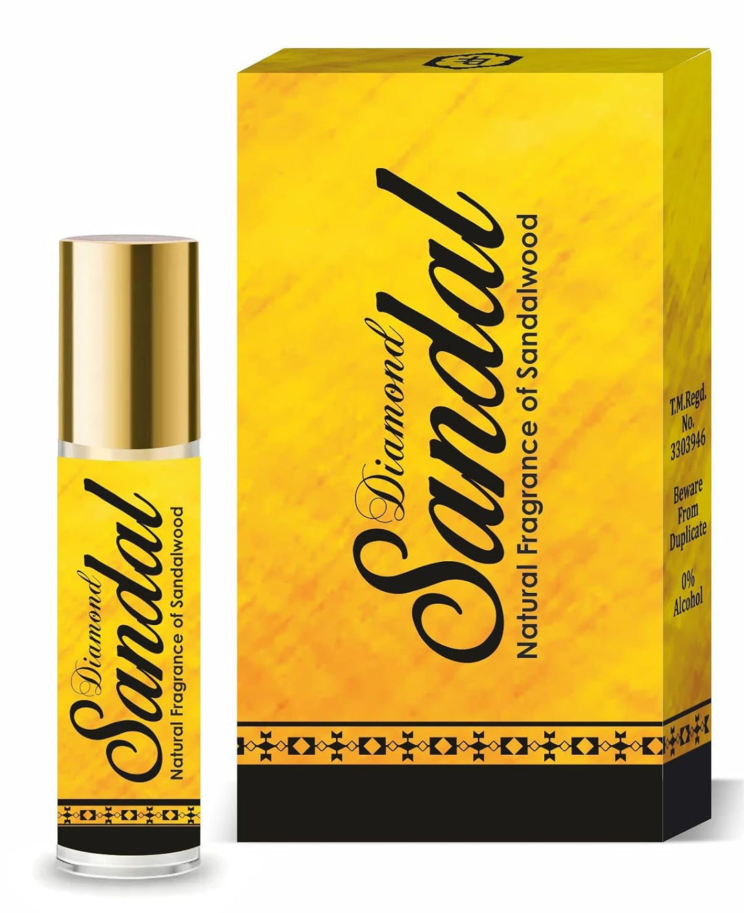 Parag Fragrances Alcohol Free & Long Lasting Attar Perfume Roll-On 6ml (Diamond Sandal)
