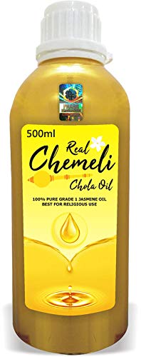 Parag Fragrances Real Chemeli Chola Oil 500ml (Grade 1) Extra Premium Chemeli Oil/Original Chemeli Oil/Natural Fragrance of Real Indian Chemeli/Jasmine Flower