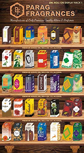 Parag Fragrances Sandalwood 6ml Long Lasting Attar (Alcohol Free)