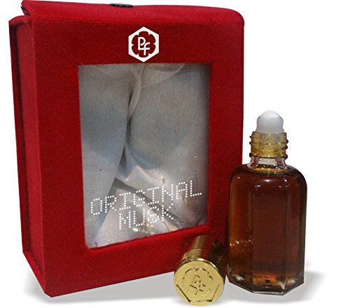 PARAG FRAGRANCES ORIGINAL KASTURI MUSK ATTAR 12 ML . DARK BLACK KASTURI ATTAR .
