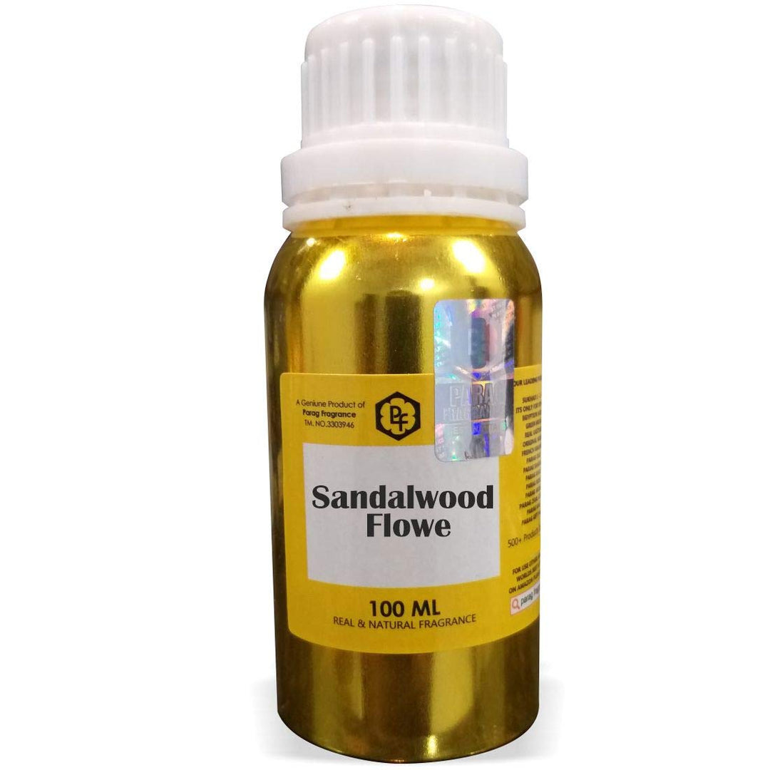 Parag Fragrances Sandalwood Flower Attar 100ml (Alcohol Free Attar For Men) Perfume Oil | Scent | Itra