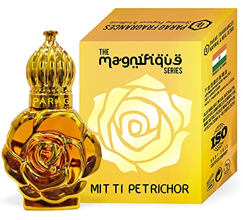 Parag Fragrances Mitti/Petrichor Attar 12Ml (Magnifique Series) Worlds Best Natural Attar In Most Beautiful Attar Bottle/Long Lasting Attar/Alcohol Free/Attar Online