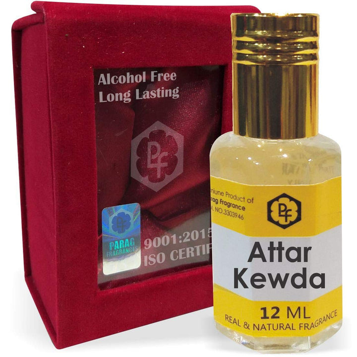 Parag Fragrances Kewda Attar 12ml With Precious Gift Pack|Best Attar For Man|Long Lasting Attar|Ittar|Attar|Perfume|Fragrance Oil|Gift For Man Also Available in 25ml/100ml/500ml