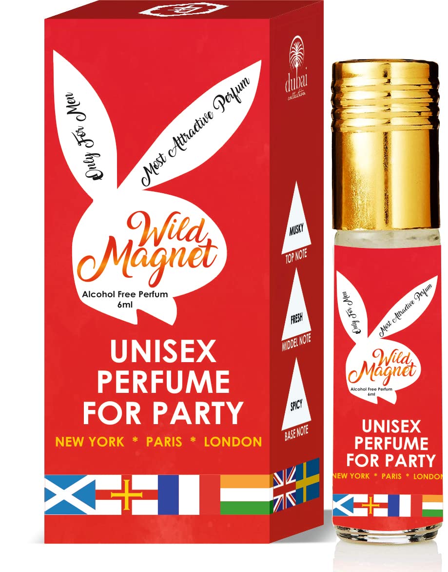 Parag Fragrances French Magnet & Wild Magnet (Unisex Alcohol Free Attar Perfume) Limited Stock/Offer Available Only For Some Time 6ml x 2pc / 12ml Attar For Men & Women/Party Fragrance