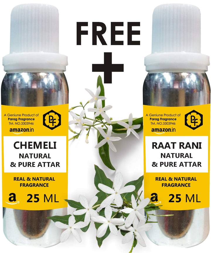 Parag Fragrances Buy Chemeli 25ml Attar & Get Raat Rani 25ml Attar Free