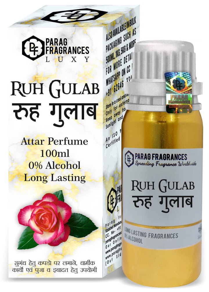 Parag Fragrances Attar 100Ml Grade 1 Attar/Itra/Perfume Oil For Worship & Fragrance/Perfume Oil/Natural Pure Perfume