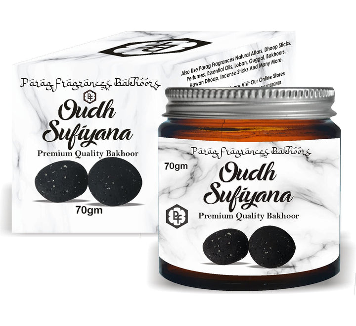 Parag Fragrances Arabic Bakhoor 50gm Natural Ingredients and Oud Woods (Oud Sufiyana)