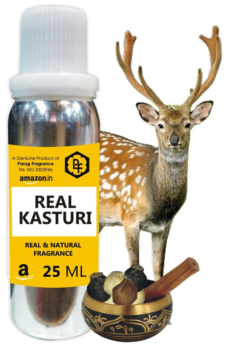 Parag Fragrances Real Kasturi 25Ml Premium Alcohol Free Attar For Unisex