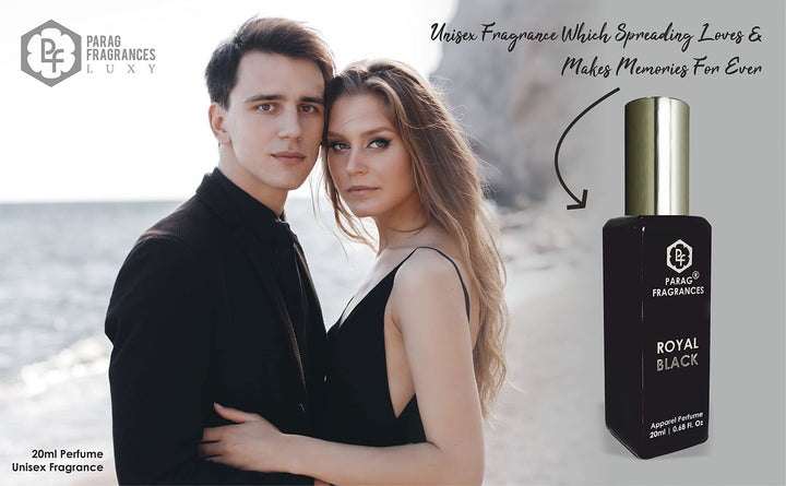 Parag Fragrances Magnifique Luxury Perfume Gift Set For Men/Women ((4pc of 20ml) Musk, Maldives, Hawaii, Black Royal)