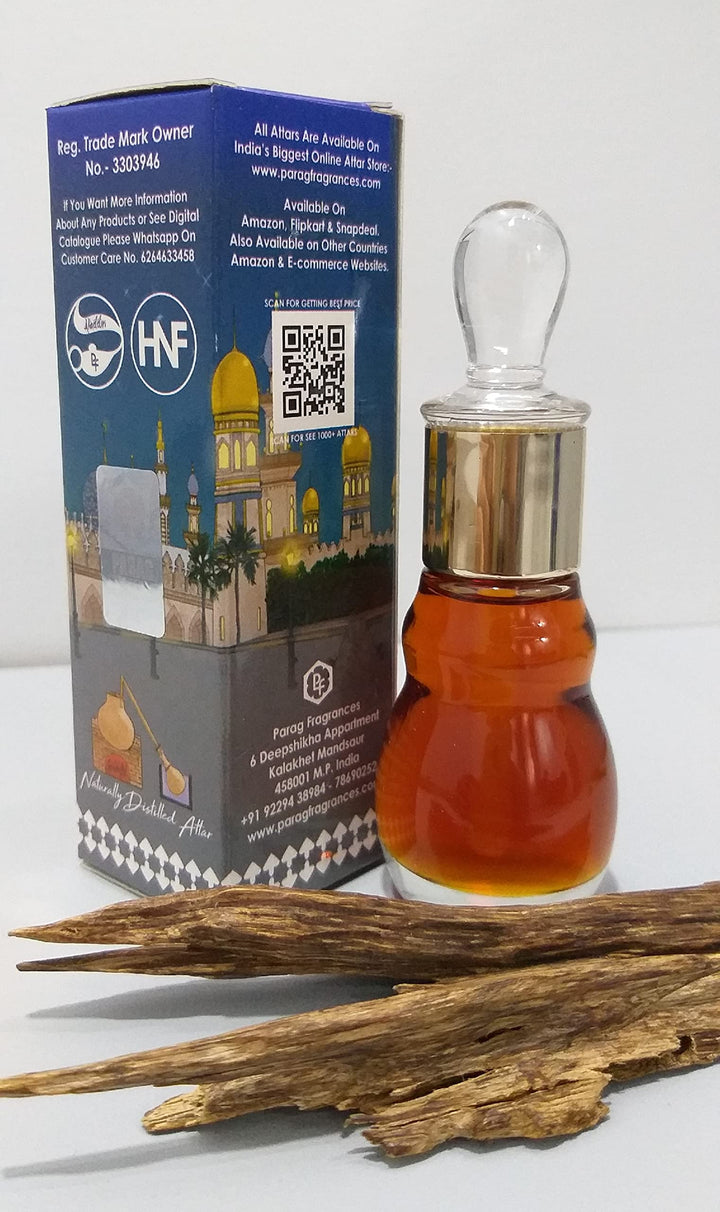 Parag Fragrances 100% Pure Gold Oud (Combodiyan) 3Days Lasting Attar Perfume/Natural Oudh Perfume For Men
