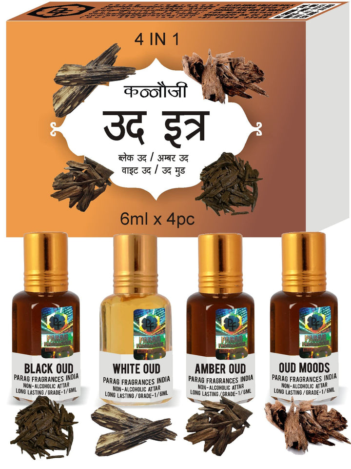 Parag Fragrances Natural and Premium Attar Gift Pack