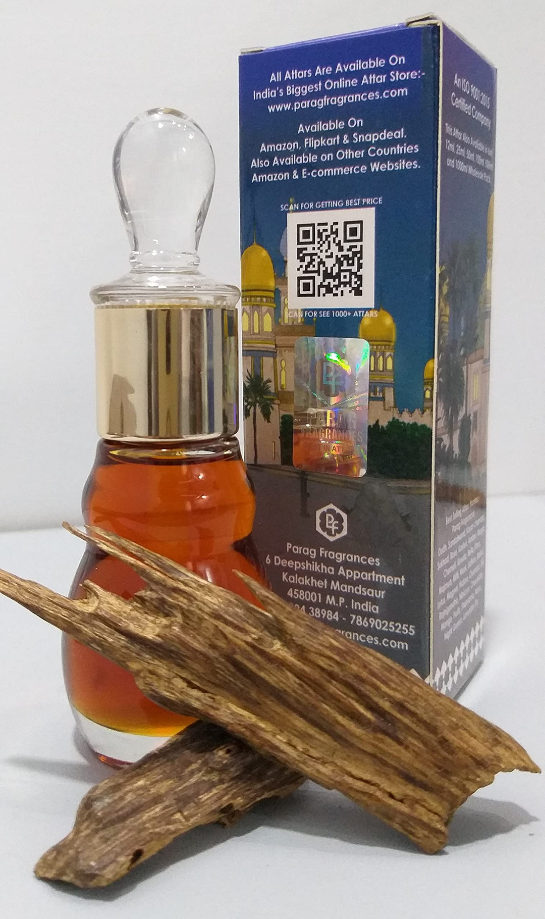 Parag Fragrances 100% Pure Gold Oud (Combodiyan) 3Days Lasting Attar Perfume/Natural Oudh Perfume For Men