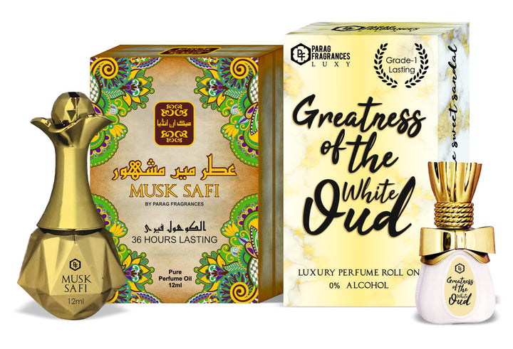 Parag Fragrances Combo Offer Pack of Luxury & Premium Attar Perfumes (Alcohol Free & Long Lasting)