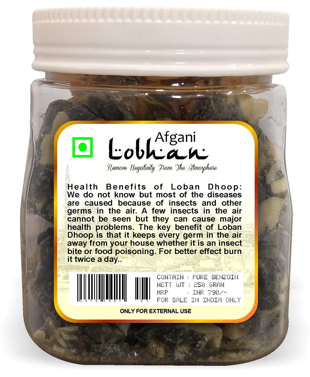 Parag fragrances Pure, Natural and Grade 1 Afghani Loban (250gm)