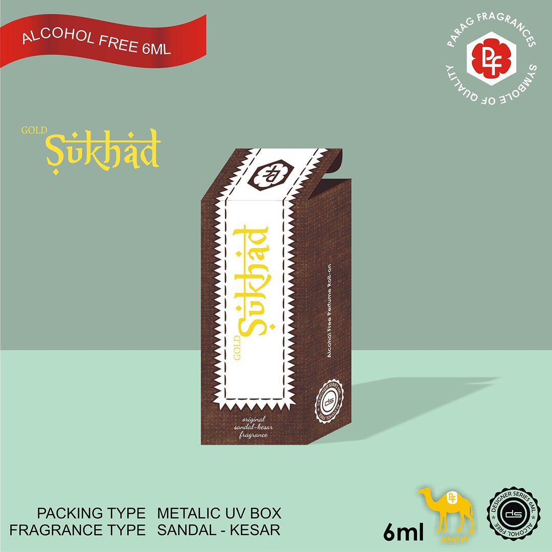 Parag fragrances Sukhad Sandal Kesar Attar, 6ml
