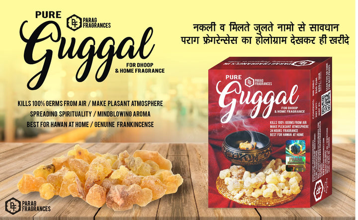 Parag Fragrances Go-Shudhi Cow Dung Dhoop Sticks Pack of 4 (Cow Dung Mixed with 36 Natural Herbals)