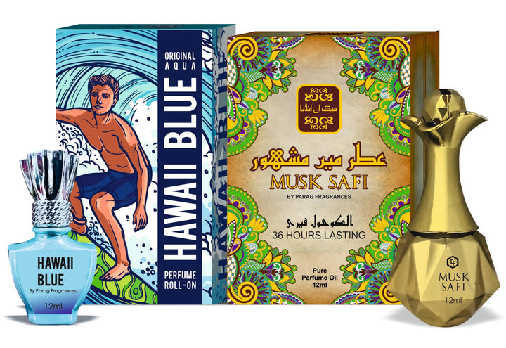 Parag Fragrances Combo Offer Pack of Luxury & Premium Attar Perfumes (Alcohol Free & Long Lasting)
