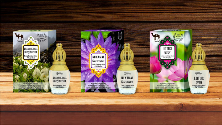 Parag Fragrances Desi Attar Series 15ml (For Pooja and Personal Use)
