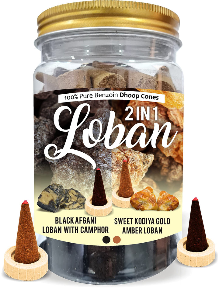 Parag Fragrances Natural Fragrance Dhoop Cones for Home Fragrance and Worship
