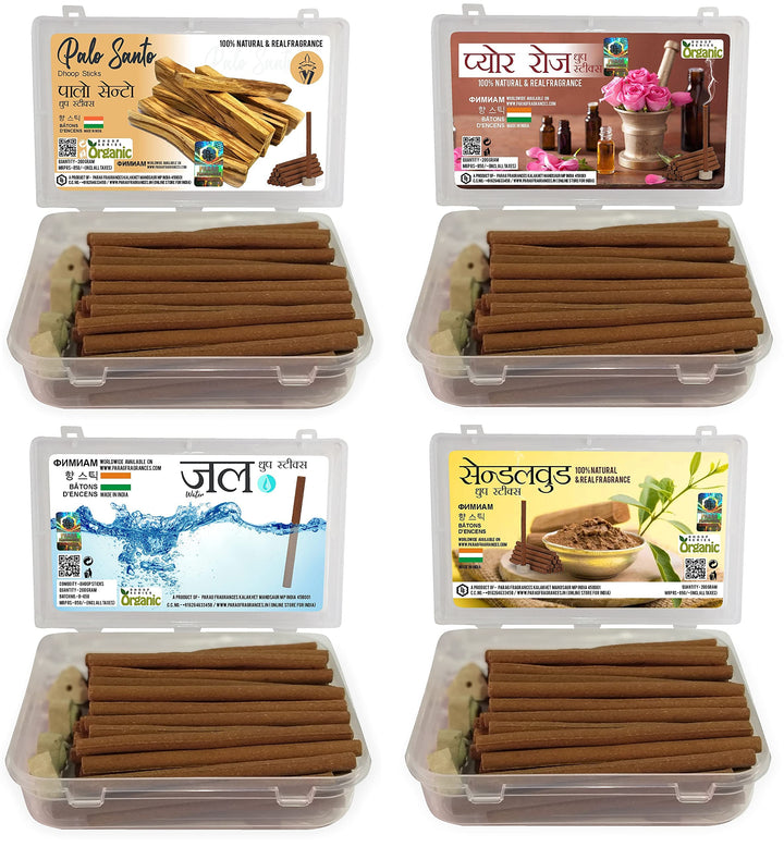 Parag fragrances 6 Wonders Back Flow Incense Cones (Rose, Sandalwood, Lavender, Mogra, Champa & Oud) For Smoke Fountain/Extra Fragrant Backflow Dhoop Cones Natural Oil