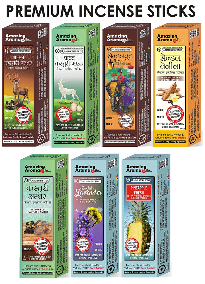 Parag Fragrances Natural Fragrance Dhoop Cones for Home Fragrance and Worship