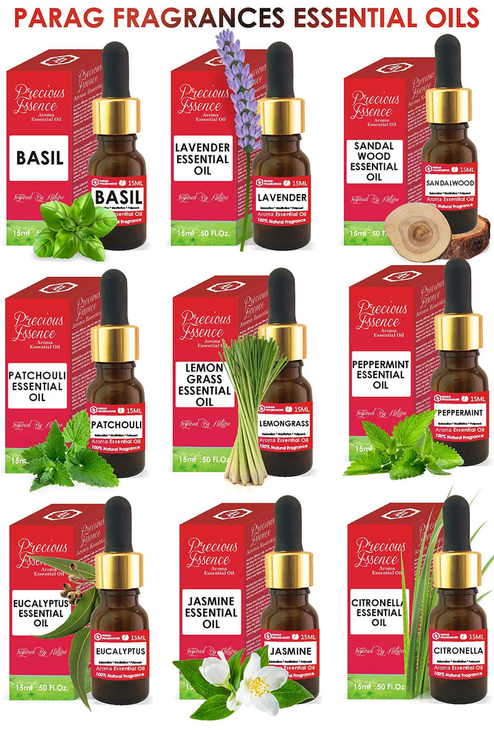 Parag fragrances Glass Marigold Essential Oil 15ml (Undiluted, Pure Natural Essential Oil for Aromatherapy, Relaxation, Meditation or Hair/Skin Treatment) - Beige