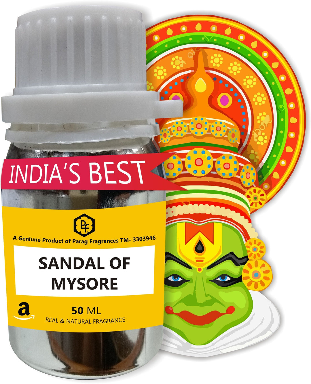 Parag fragrances Sandal Of Mysore 50 Ml Attar For Men