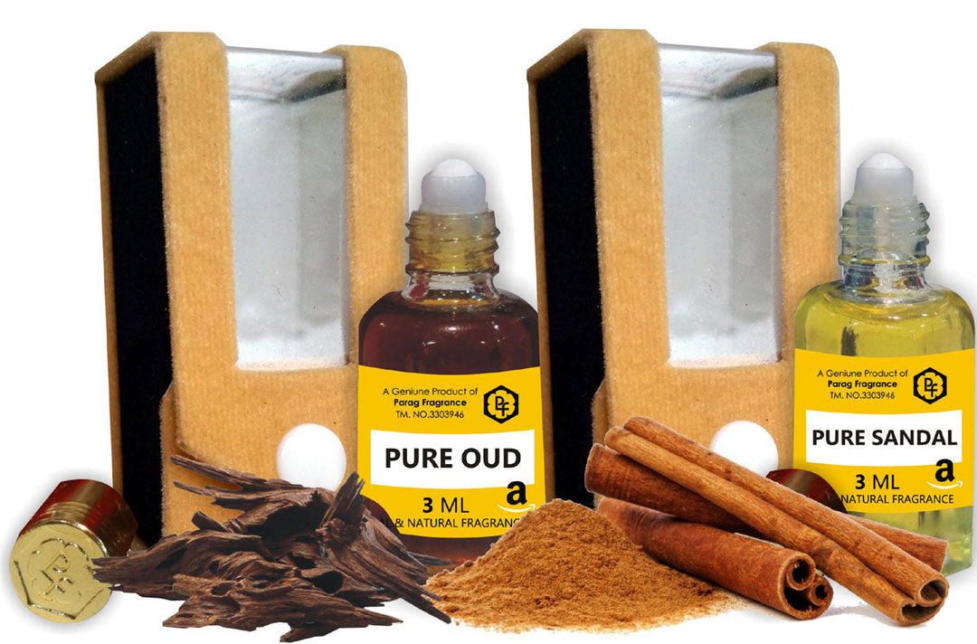 COMBO PACK OF OUD 3ML AND SANDALWOOD 3ML ATTAR