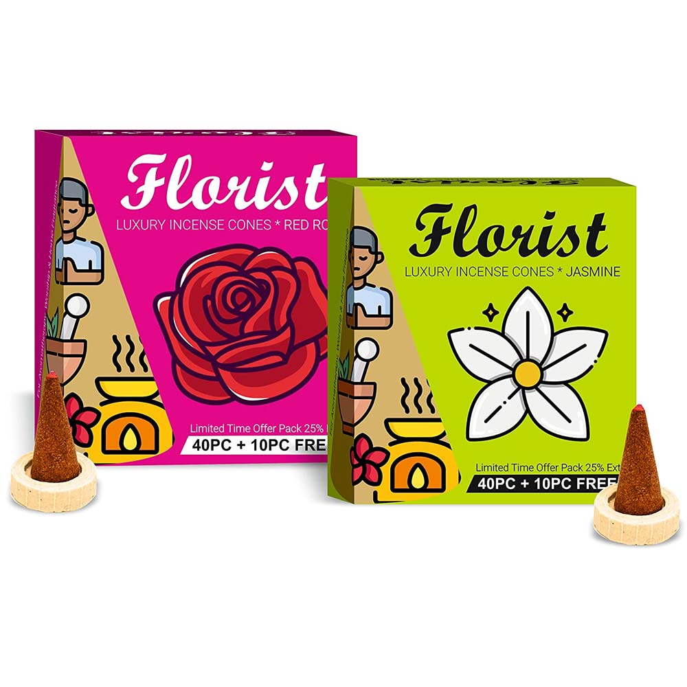 ROSE-&-JASMINE-DHOOP-CONES