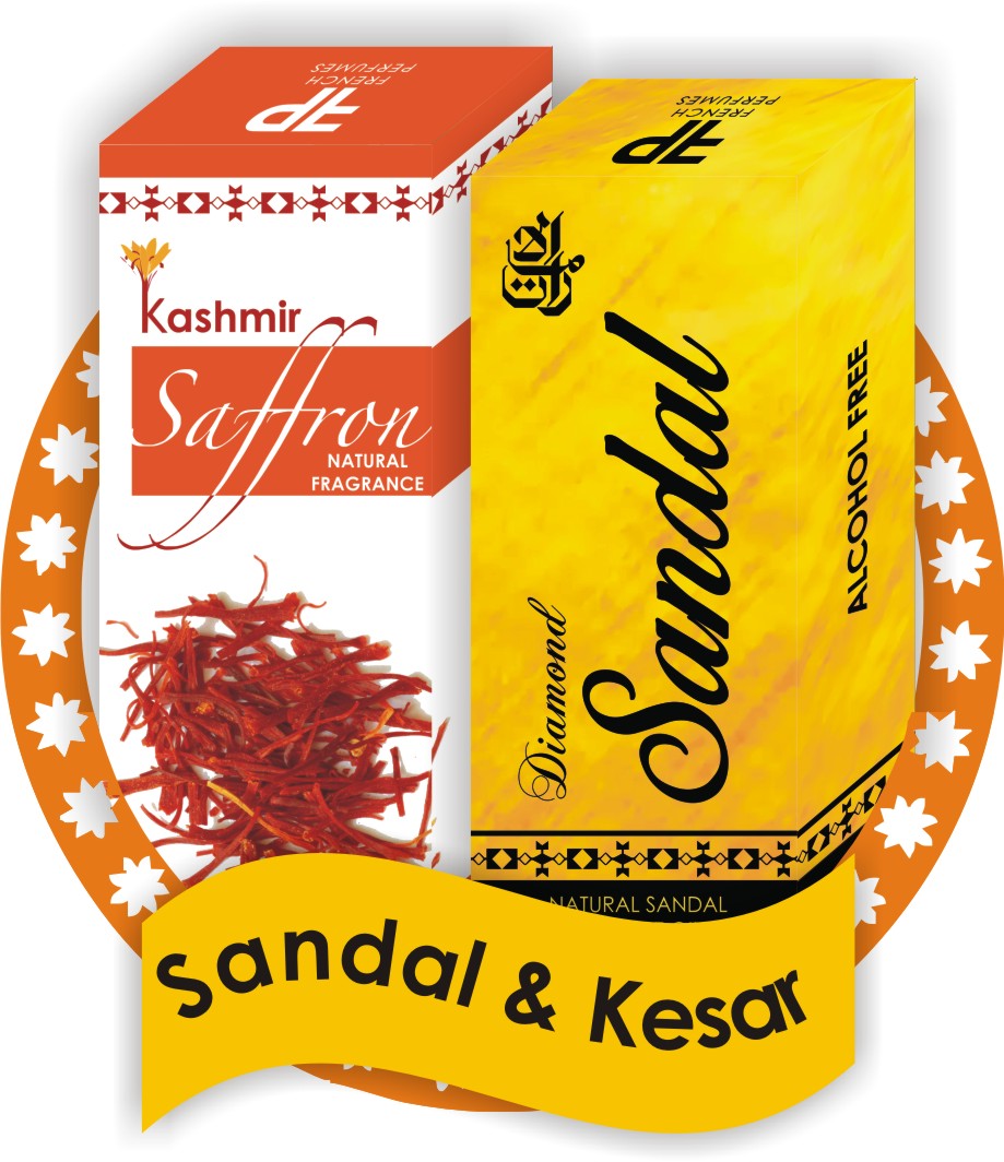 SANDAL 6ML AND SAFFRON 6ML