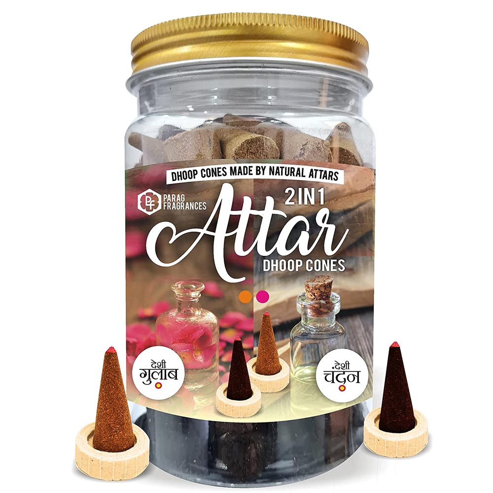 SANDAL-AND-ROSE-DHOOP-CONES