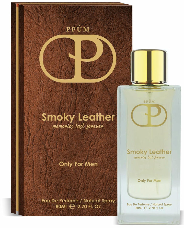 PFUM Smoky Leather Eau De Perfume For Men 80ml | Extreme Long Lasting Perfume For Party & Club For Men/Luxury Perfume For Men